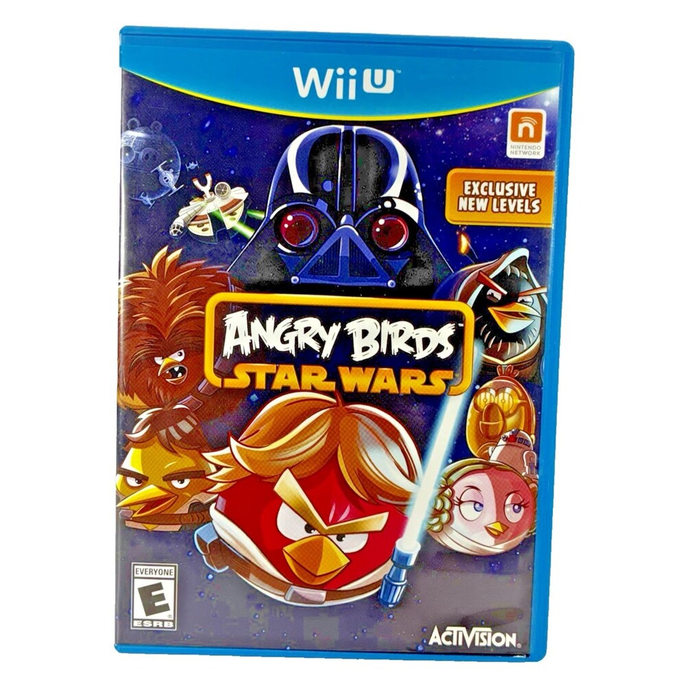 Angry Birds Star Wars Nintendo Wii U 2013 Activision with Insert Tested